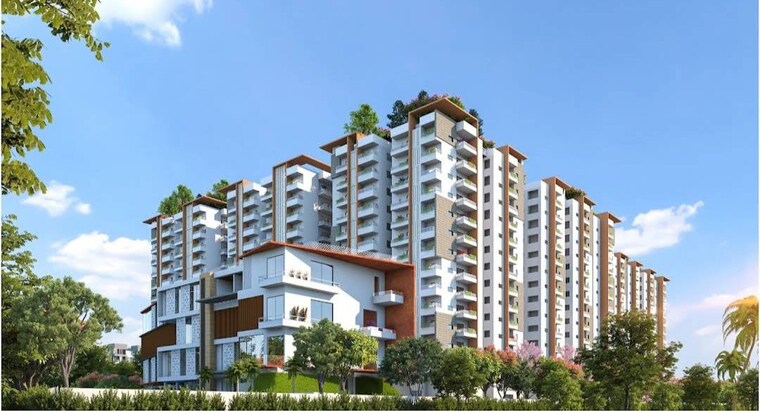 Exterior View, hallmark-skyrena 3 Bedroom 1635 Sq.Ft. Apartment In Narsingi Hyderabad 9969782