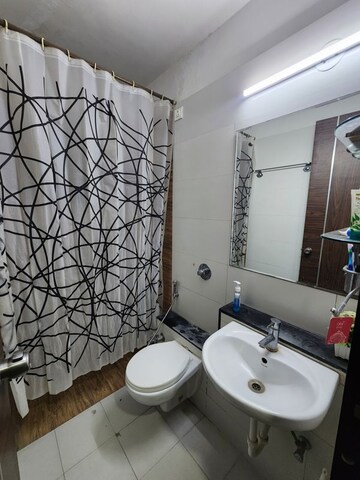 Bathroom in 2 BHK Apartment at Ganga Arcadia, Kharadi – for Rent