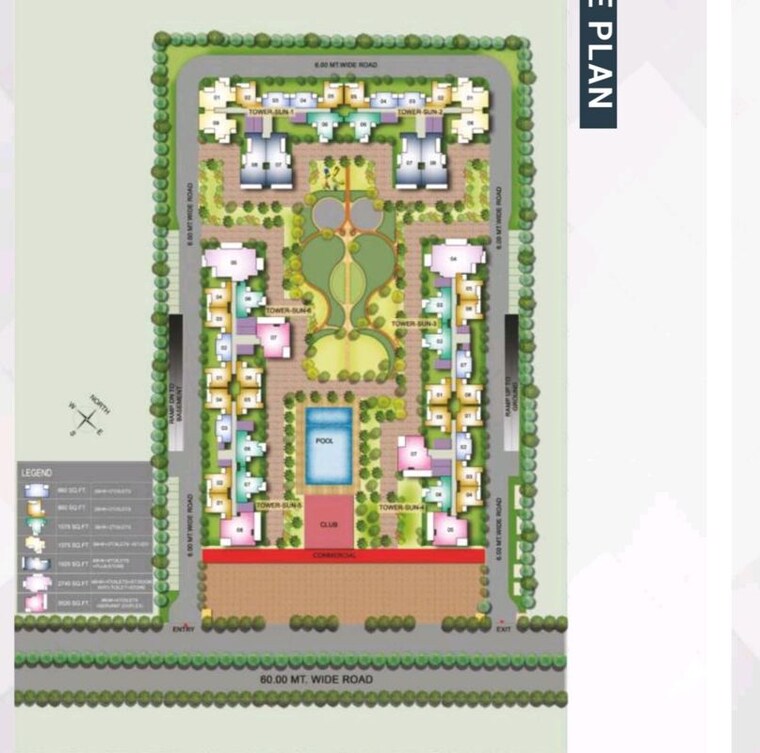 Master Plan, migsun-vilaasa 2 Bedroom 660 Sq.Ft. Apartment In Eta Ii Greater Noida Greater Noida 9969814
