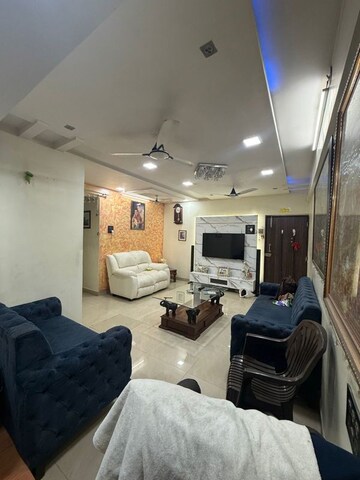 Master Bedroom in 3.5 BHK Apartment at Nageshwar Dham Chs, Seawoods – for Rent