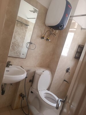 Bathroom in 3.5 BHK Apartment at Amrapali Heartbeat City, Sector 107 – for Rent