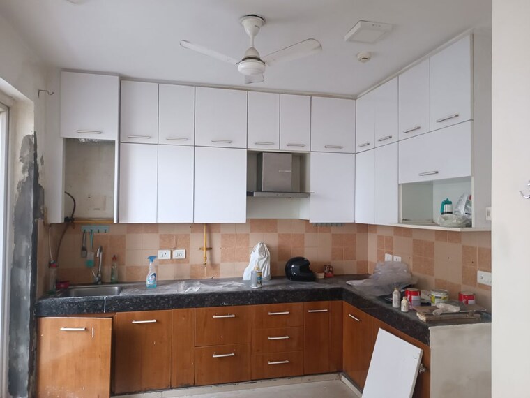 Kitchen, sunworld-vanalika 3 Bedroom 1405 Sq.Ft. Apartment In Sector 107 Noida 9969858