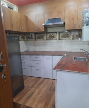 Kitchen in 1 RK Villa at Aliganj – for Rent