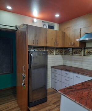 Kitchen in 1 RK Villa at Aliganj – for Rent