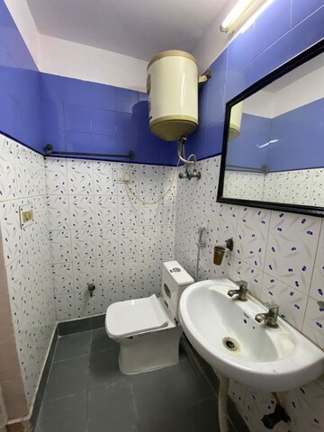 Bathroom in 2 BHK Builder Floor at Niti Khand Iii – for Rent