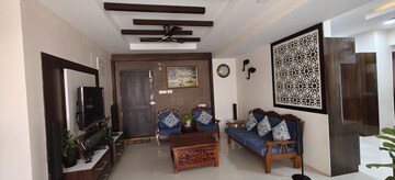 Living Room in 2.5 BHK Apartment at Reliance Paradise, Kondapur – for Sale