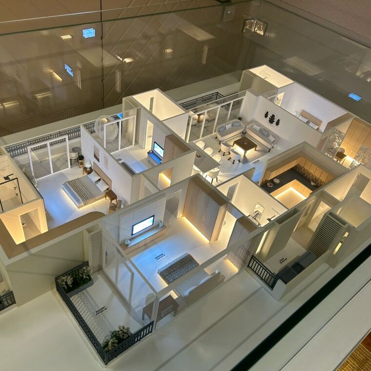 Floor Plan, ska-divine 3 Bedroom 1855 Sq.Ft. Apartment In Sadiqpur Ghaziabad 9937395