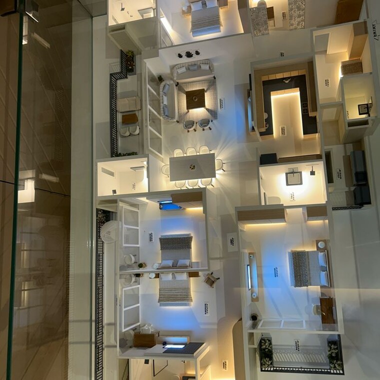 Floor Plan, ska-divine 3 Bedroom 1855 Sq.Ft. Apartment In Sadiqpur Ghaziabad 9937395