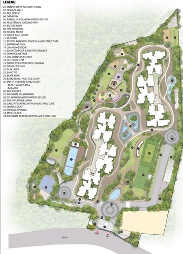 Master Plan in 2 BHK Apartment at Bricks and Milestones Solcrest, Hennur Road – for Sale