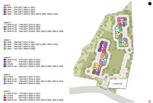 Master Plan in 3 BHK Apartment at Bricks and Milestones Solcrest, Hennur Road – for Sale