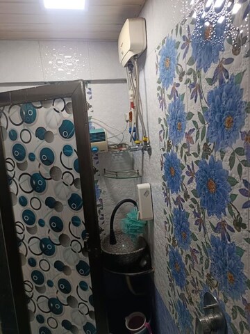Bathroom in 1 BHK Apartment at Sukh Sagar CHS, Seawoods – for Rent