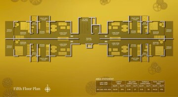 Floor Plan in 1 BHK Builder Floor at Skygraph 2, Wadgaon Sheri – for Sale