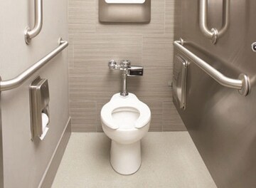 Bathroom in  Office Space at Kamla Trade World, Lower Parel – for Rent