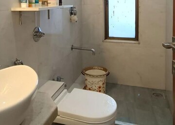 Bathroom in  Office Space at Aurus Chambers, Lower Parel – for Rent