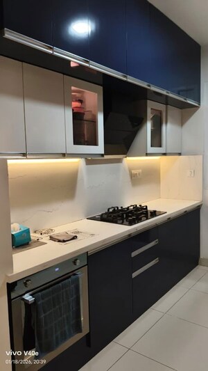 Kitchen in 3 BHK Apartment at Pashmina Waterfront, Old Madras Road – for Sale