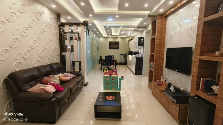 Living Room, pashmina-waterfront 3 Bedroom 1945 Sq.Ft. Apartment In Old Madras Road Bangalore 9970297