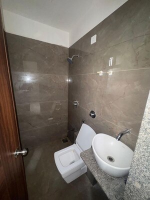 Bathroom in 3 BHK Apartment at Avikam Giriraj, Zundal – for Rent