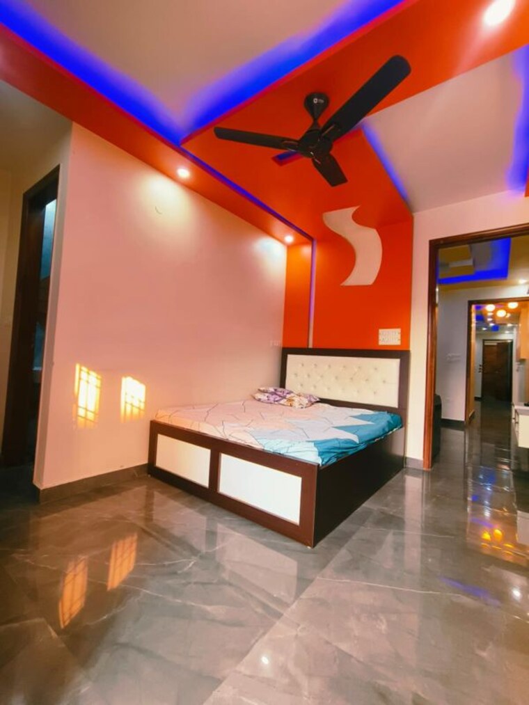 Bedroom, dwarka mor 3 Bedroom 990 Sq.Ft. Builder Floor In Dwarka Mor Delhi 9970394