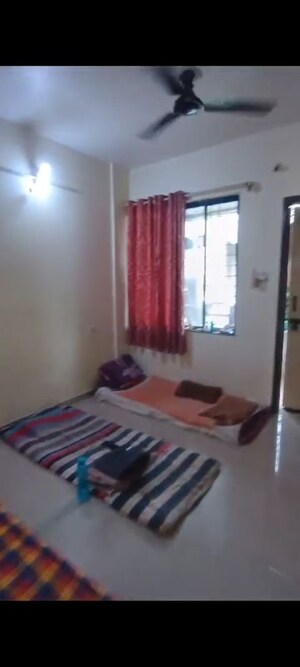 Bedroom in 2 BHK Apartment at RK Lunkad Nisarg Raj, Thergaon – for Rent