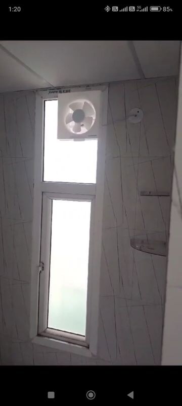 Bathroom in 3 BHK Apartment at Nilaya Greens, Raj Nagar Extension – for Rent