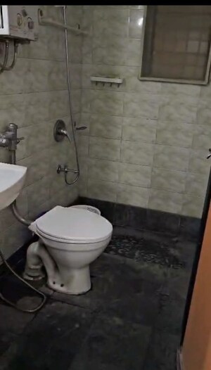 Bathroom in 2 BHK Apartment at Triveni Vasant Vihar CHS, Vasant Vihar – for Rent