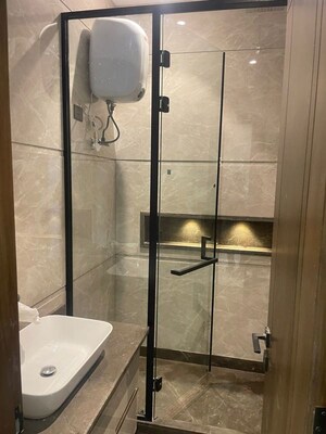 Bathroom in 3 BHK Apartment at Defence Colony – for Rent