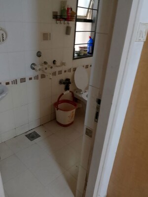 Bathroom in 2 BHK Apartment at Sheth Vasant Galaxy, Goregaon West – for Rent