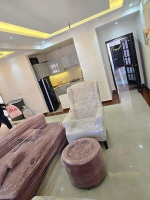 Living Room in 2 BHK Apartment at Jaipurias Sunrise Greens Zirakpur, Vip Road – for Rent