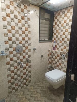 Bathroom in 2 BHK Apartment at Lodha Paradise, Majiwada – for Rent