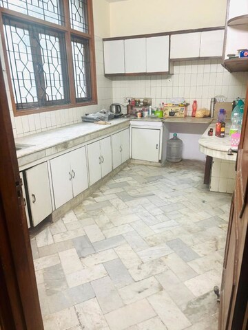 Kitchen in 3 BHK Builder Floor at Panchsheel Enclave – for Rent