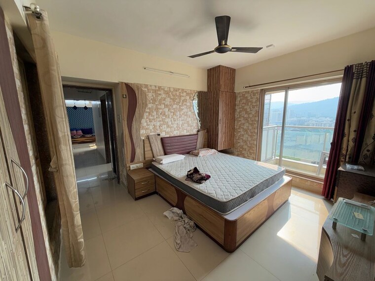 Bedroom, kanakia-spaces-niharika 2 Bedroom 900 Sq.Ft. Apartment In Manpada Thane 9970649