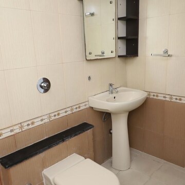 Bathroom in 3 BHK Apartment at Puravankara Purva Venezia, Vignana Kendra – for Rent
