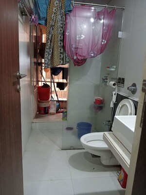 Bathroom in 2 BHK Apartment at Dosti Group Imperia, Manpada – for Rent