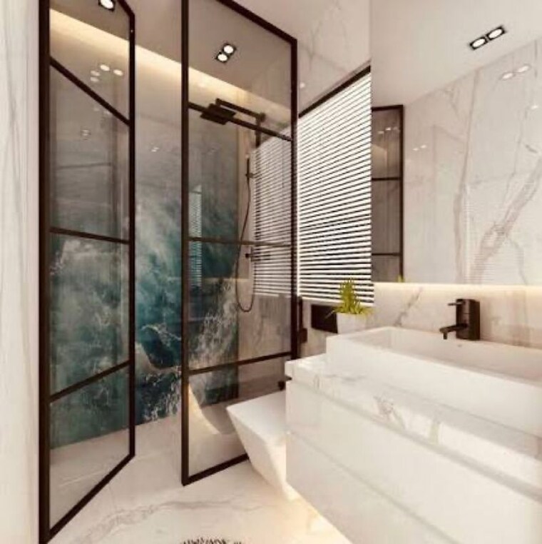 Bathroom, level-the-residences 2 Bedroom 703 Sq.Ft. Apartment In Kadam Nagar Mumbai 9970750