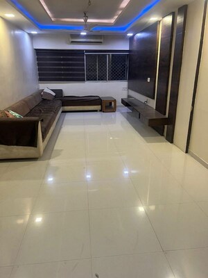 Living Room in 4 BHK Apartment at Thaltej – for Rent