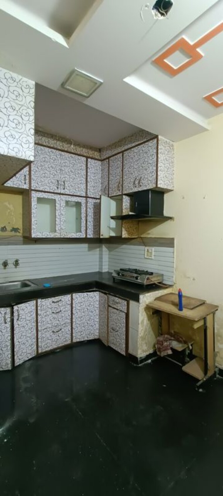 Kitchen, rohini sector 7 1 Bedroom 450 Sq.Ft. Builder Floor In Rohini Sector 7 Delhi 9970764