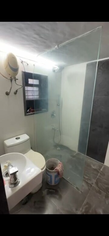 Bathroom in 2 BHK Apartment at Ahimsa Niketan CHS, Malad West – for Rent