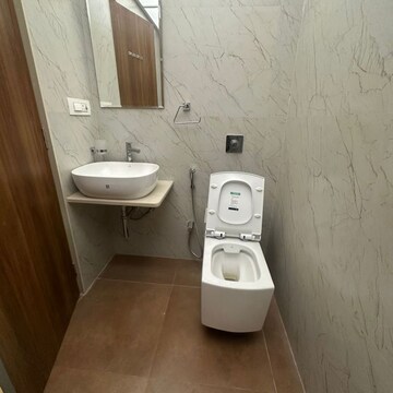 Bathroom in 3 BHK Apartment at Shraddha Elite, Poisar – for Rent