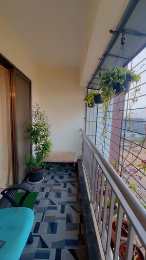 Balcony in 2 BHK Apartment at Ramaa Heritaige, Undri – for Rent