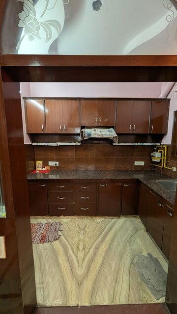 Kitchen in 3 BHK Builder Floor at Shakti Khand – for Sale