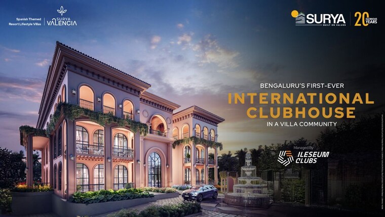 Exterior View, surya-valencia 4 Bedroom 3121 Sq.Ft. Villa In Sreeramanahalli Bangalore 9970828