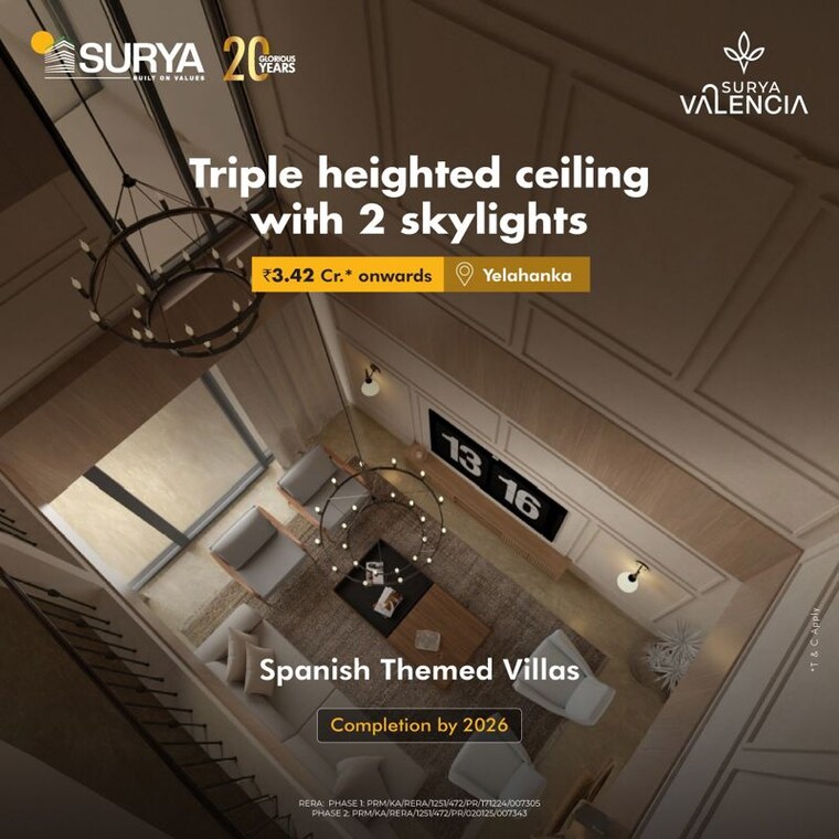 undefined, surya-valencia 4 Bedroom 3121 Sq.Ft. Villa In Sreeramanahalli Bangalore 9970828