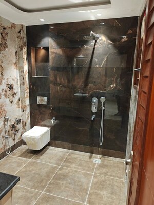 Bathroom in 3 BHK Apartment at Dwarka – for Rent