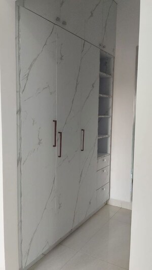 Bathroom in 3 BHK Apartment at Lansum Eden Gardens, Kondapur – for Rent