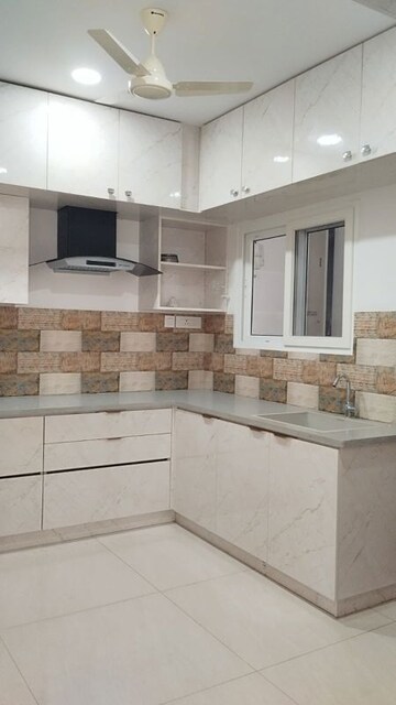 Kitchen in 3 BHK Apartment at Lansum Eden Gardens, Kondapur – for Rent