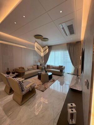 Living Room in 4 BHK Apartment at Sector 20 – for Sale