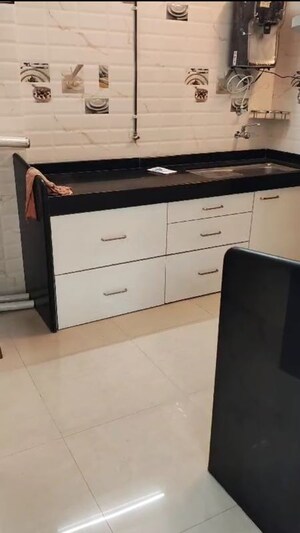 Kitchen in 3 BHK Apartment at Neha Heena Gaurav Jewels, Goregaon East – for Rent