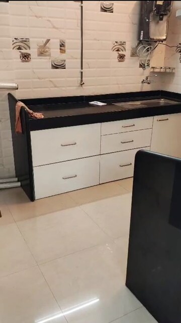 Kitchen in 3 BHK Apartment at Neha Heena Gaurav Jewels, Goregaon East – for Rent