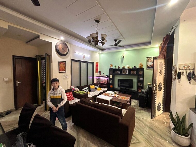 Bedroom, green fields colony 3 Bedroom 1980 Sq.Ft. Builder Floor In Green Fields Colony Faridabad 9971094