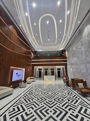 Floor Plan in  Office Space at Purvanchal Capital Tower, Vibhuti Khand – for Rent